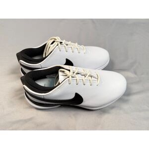 Nike Air Zoom Victory Tour 2 Golf Shoes White Black DJ6569-100 Mens 4 Womens 5.5